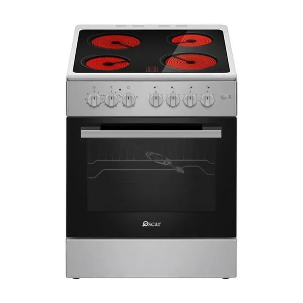 أوسكار | موقد طهي سيراميك فيترو فضي ٦٠×٦٠ | OCR6060VC