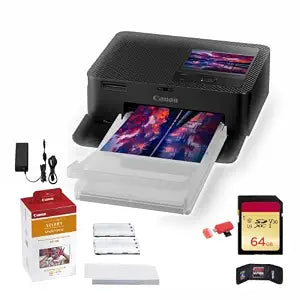 CANON | Selphy Photo Printer Black + Color Ink | CP1500 BK + RP-108 BUNDLE