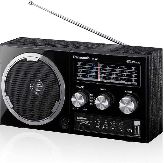باناسونيك | راديو 4 موجات مع تشغيل USB | RF 800