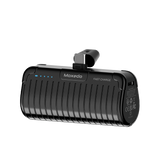 MOXEDO | Lite Mini Pocket Power Bank 5000mAh with USB C Connector 20W Black | MX-CPB029
