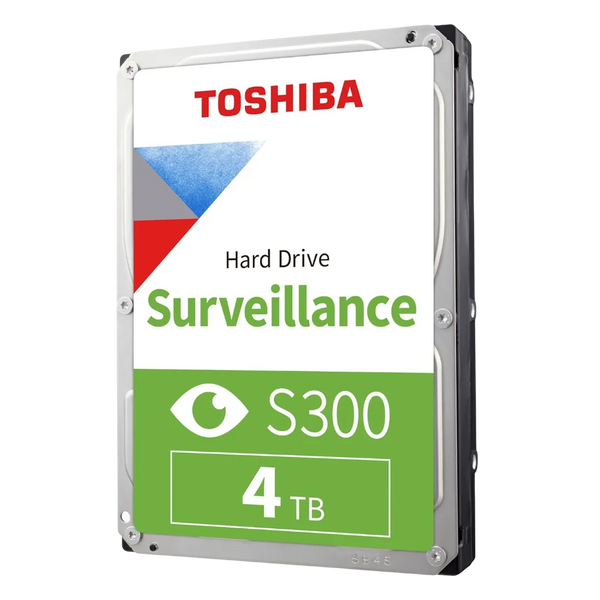 توشيبا | S300 4TB – قرص صلب للمراقبة ساتا 6 جيجابت/ثانية، 3.5 بوصة، 5400 دورة في الدقيقة، ذاكرة مؤقتة 128 ميجابايت | HDWT840UZSVA