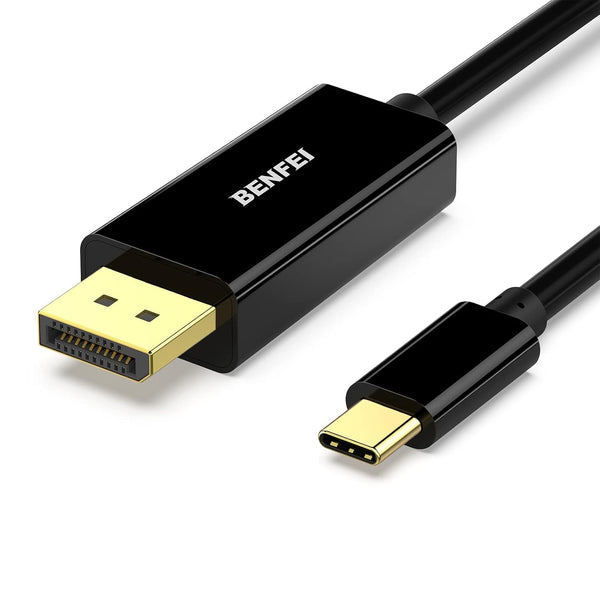 BENFEI | USB C to DisplayPort 3 Feet Cable | 000128black-3f