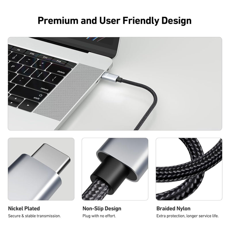 BENFEI | USB C to HDMI 6ft Cable | 000206grey