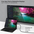 BENFEI | USB-C to DisplayPort 6 Feet Cable | 000207grey-3f-