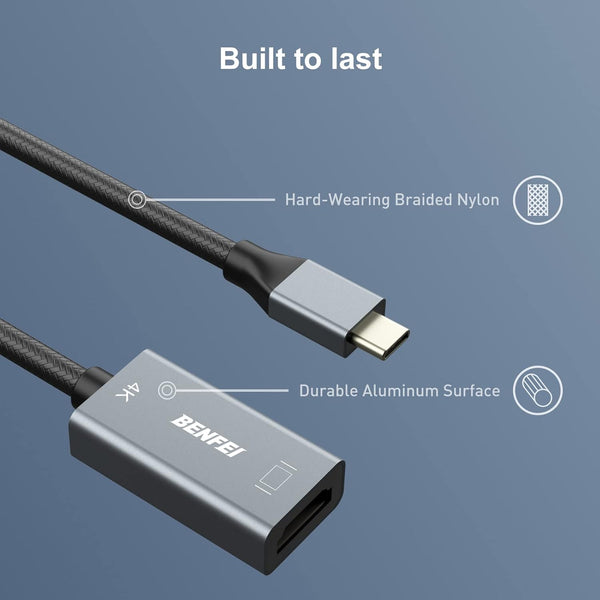 BENFEI | USB C to HDMI Adapter Thunderbolt 3/4 Compatible | 000208grey