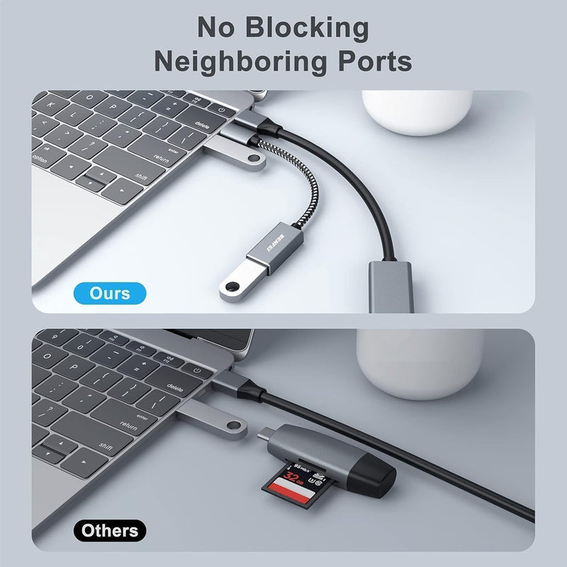 BENFEI | USB C to USB 3.0 Adapter 2 Pack | 000262grey-2p