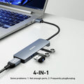 BENFEI | USB 3.0 Hub 4 Ports USB A Splitter | 000305grey