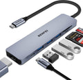 BENFEI | USB C HUB 7in1 USB C HUB Multiport Adapter with USB-C to HDMI | 000307grey