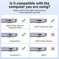 BENFEI |  USB C HUB 4in1 USB Type-C to HDMI VGA Adapter | 000310blue