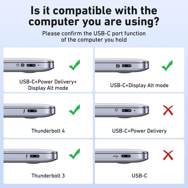 BENFEI |  USB C HUB 4in1 USB Type-C to HDMI VGA Adapter | 000310blue