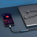 BENFEI | USB C to Audio Jack Adapter with DAC chipset USB-C to 3.5mm | 000349blue