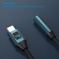 BENFEI | USB C to Audio Jack Adapter with DAC chipset USB-C to 3.5mm | 000349blue