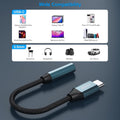 BENFEI | USB C to Audio Jack Adapter with DAC chipset USB-C to 3.5mm | 000349blue