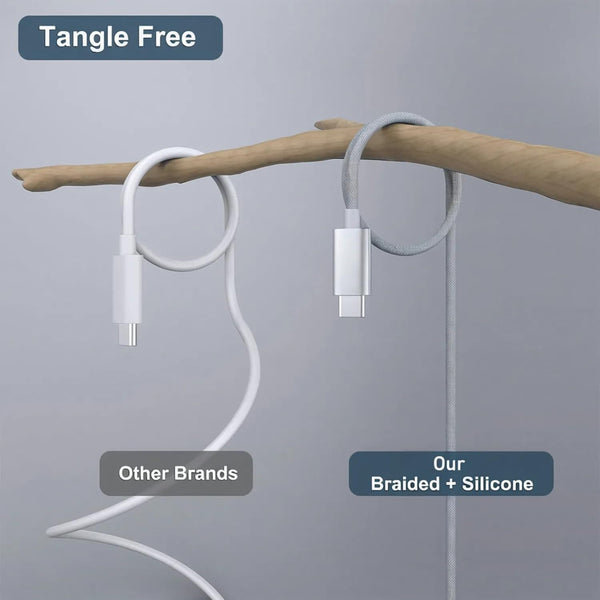 BENFEI | USB C to USB C Cable 100W 1M | 000351silver-1M