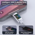 BENFEI | USB C to USB C Cable 100W 1M | 000351silver-1M