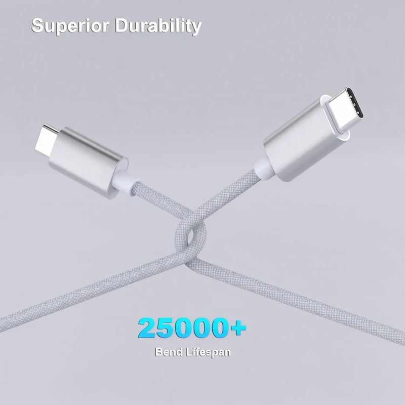 BENFEI | USB C to USB C Cable 100W 1M | 000351silver-1M