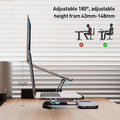 BENFEI |  Laptop Stand with USB C 6in1 Docking Station 15W Magnetic Wireless Charger | 000366grey