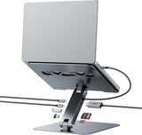 BENFEI | Laptop Stand with USB C 7in1 Docking Station HDMI | 000397grey