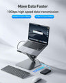 BENFEI | Laptop Stand with USB C 7in1 Docking Station HDMI | 000397grey