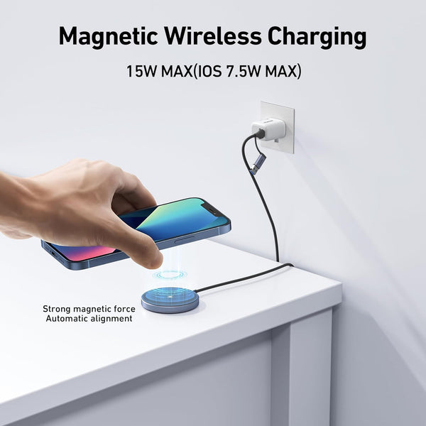BENFEI | Magnetic Wireless Charger 15w Compatile | 000401grey