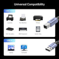 BENFEI | USB Printer Cable 6.6FT 2 Meter | 000405grey-2M