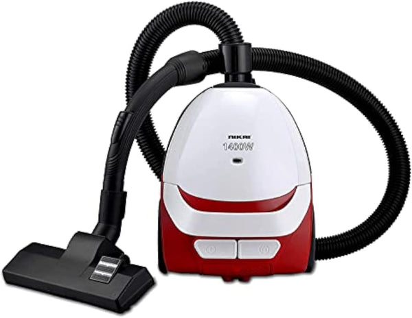 NIKAI | Vacuum Cleaner White/Red/Black 1400W | Nvc2302A1