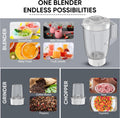 NIKAI | 3 in 1 Blender with 3 Jars 300W White | NB1900NA1