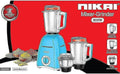 NIKAI | Mixer Grinder with 3 Jars 900W Blue/Silver| NB694A