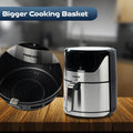 NIKAI | 6Ltrs Digital Air Fryer 1800W Silver | NAF688DS