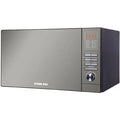 NIKAI | 25Ltrs Electric Microwave Oven With 10 Auto-Menus, Defrost Setting And Grill, Silver Finish 900W | NMO250MDG