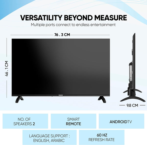 NIKAI | 32" Smart LED TV with Dolby Vision | NTV3200SLED4