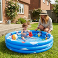 JILONG | Color Appear Animal 3-Ring Pool | 51231