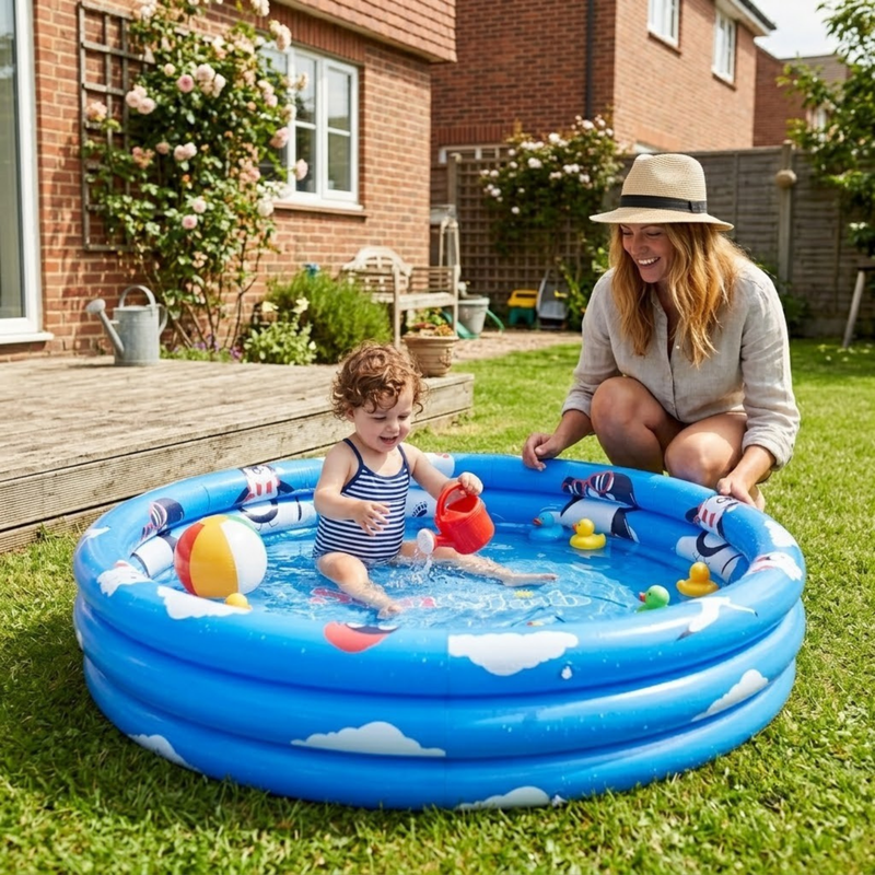 JILONG | Color Appear Animal 3-Ring Pool | 51231