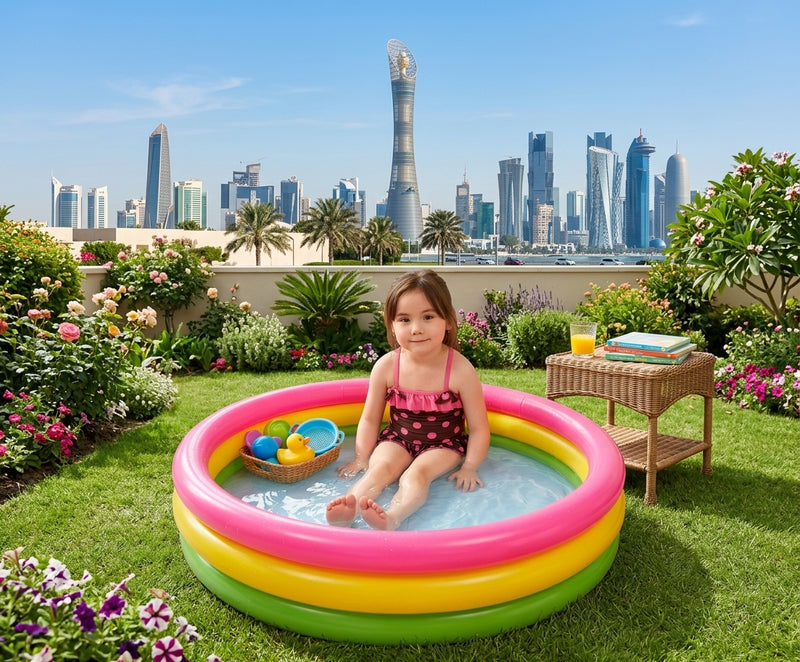 JILONG | Colorful 3-ring pool | 17218