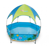 JILONG | Canopy Spray Play Pool (Seaside Scenery Print)-240cmX51cm | 12350