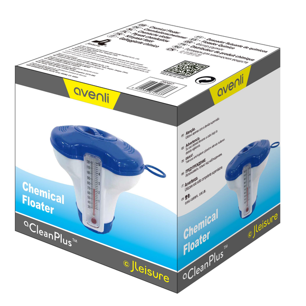 JILONG | Dia.5 Floating chemical Dispenser with thermometer | 290618