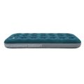 JILONG | Single Olive Green CloudCoil Flocked Air Mattress with Built-in Foot Pump | 24130