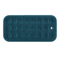 JILONG | Single Olive Green CloudCoil Flocked Air Mattress with Built-in Foot Pump | 24130