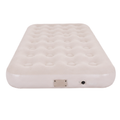 JILONG | Twin Sand Whisper CloudCoil Flocked Air Mattress with ZenCharge Pump | 24596