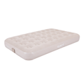 JILONG | Twin Sand Whisper CloudCoil Flocked Air Mattress with ZenCharge Pump | 24596