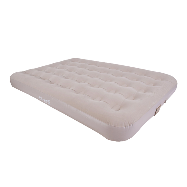 JILONG | Double Sand Whisper CloudCoil Flocked Air Mattress with ZenCharge Pump | 24597