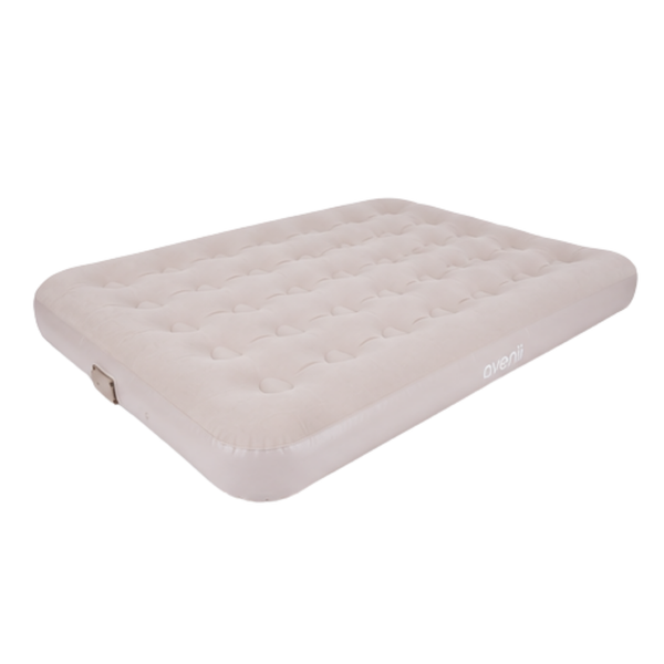 JILONG | Double Sand Whisper CloudCoil Flocked Air Mattress with ZenCharge Pump | 24597