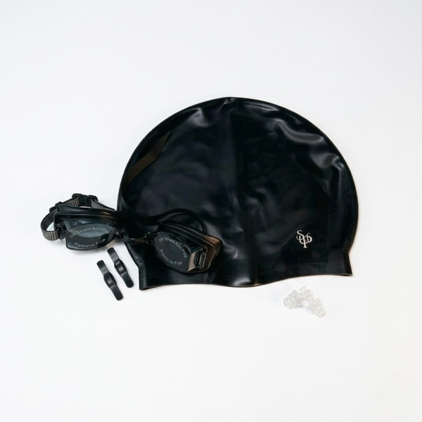SUPREME | Adult Swimming Goggles Set Black | SUP005