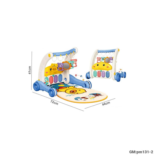 multi-functional 2in1 baby play mat & walker with piano pm131-2 - view 2