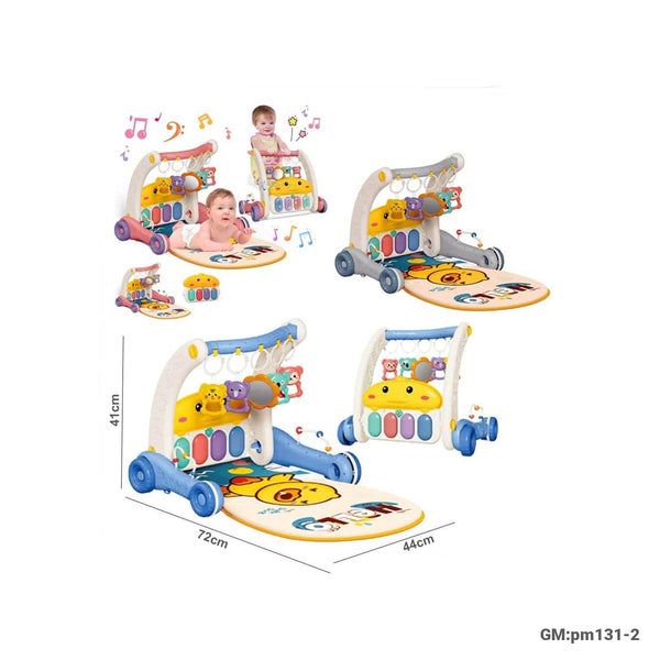 multi-functional 2in1 baby play mat & walker with piano pm131-2 - view 3