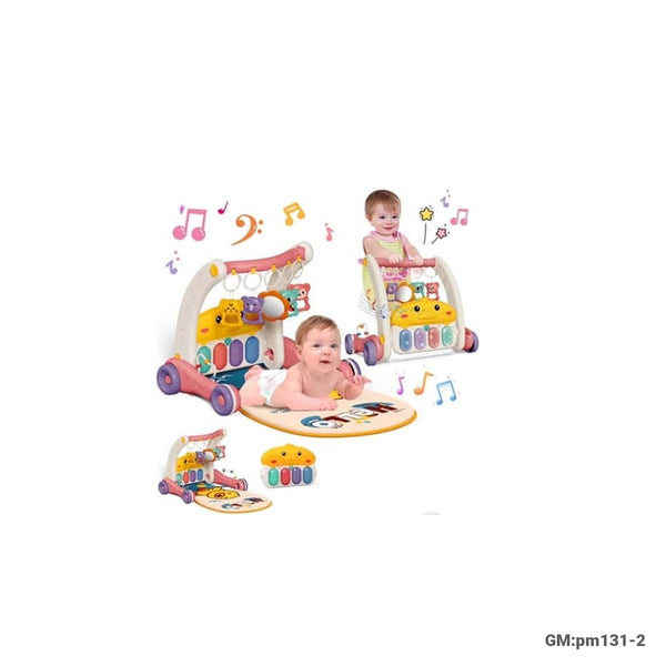 multi-functional 2in1 baby play mat & walker with piano pm131-2 - view 4