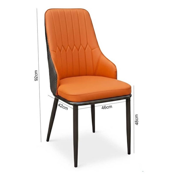 Lounge Side Chair Orange ch462-03 - view 2