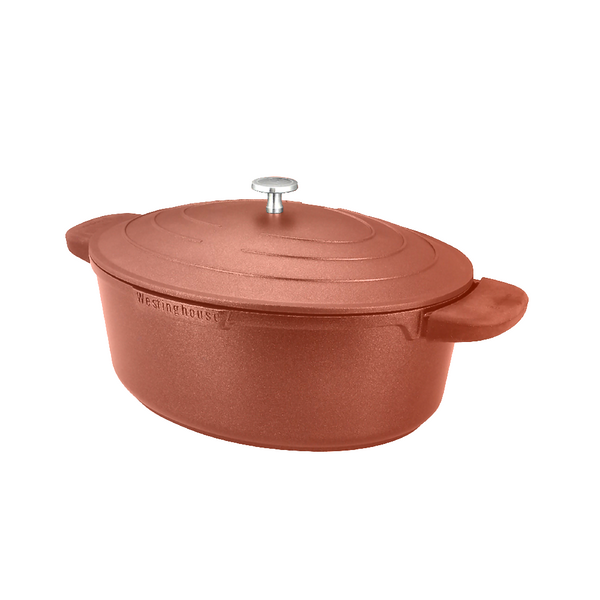 WESTINGHOUSE | 32cm Low Casserole with Lid Red | WCCC0095L32OR