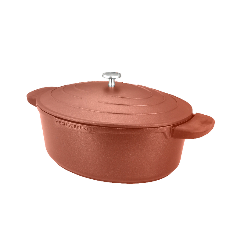 WESTINGHOUSE | 32cm Low Casserole with Lid Red | WCCC0095L32OR