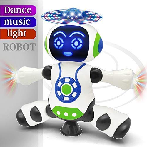 Dancing Robot With Music, 3D Flashing | GLT019